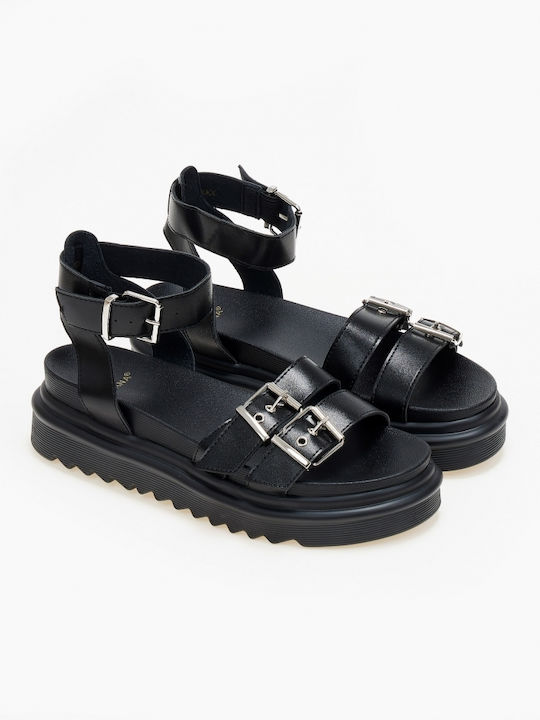 Issue Fashion Pantofi cu platformă Women's Sandals Negru