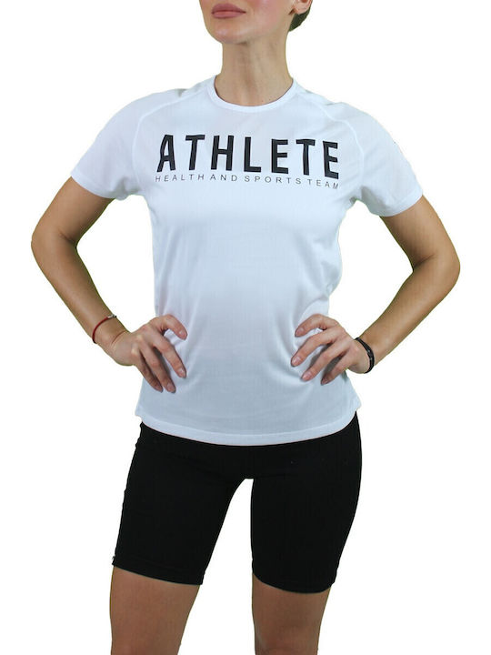 Γυναικείο Αθλητικό T-shirt Fast Drying Λευκό