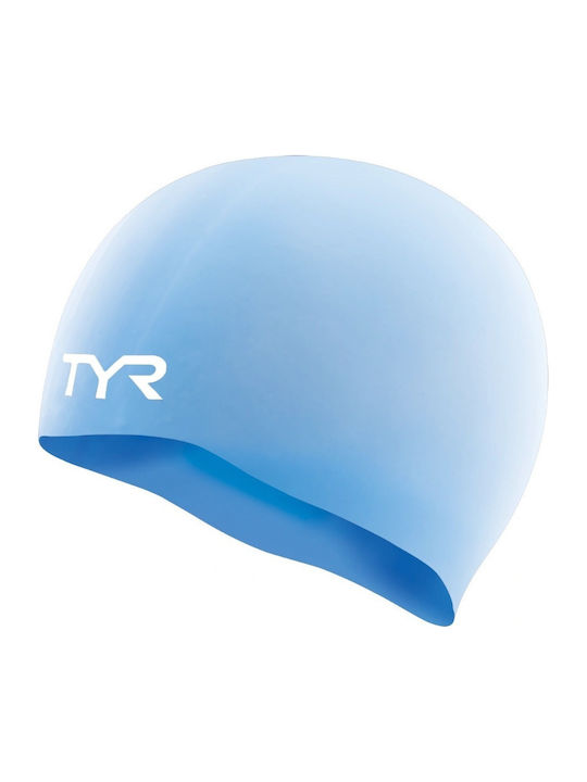 Tyr Silicone Adults Swimming Cap Blue