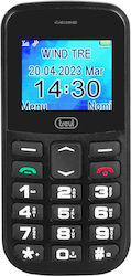 Trevi Max 20 Dual SIM Κινητό με Μεγάλα Κουμπιά (Αγγλικό Μενού) Μαύρο