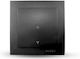 Geyer Nilson Χωνευτός Διακόπτης Τοίχου Ρολών Μονός Μαύρος