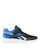 Rush Runner Rush Runner 5 Alt Kids Sports Shoes Running with Hoop & Loop Closure Black / Royal
