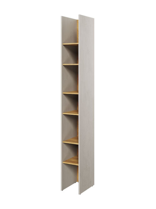 Kids Wooden Bookcase Blue 27x40x218cm