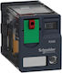 Schneider Electric Βιομηχανικό Ρελέ Λυχνίας 24V RXM4AB2B7
