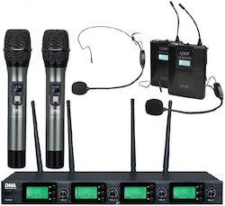 DNA Wireless Microphone RV-4 MIX Set