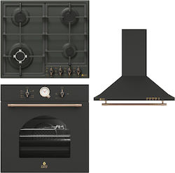 Thermogatz Eingebautes Set von Haushaltsgeräten