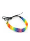 Rainbow LGBT String Bracelet Bransolet