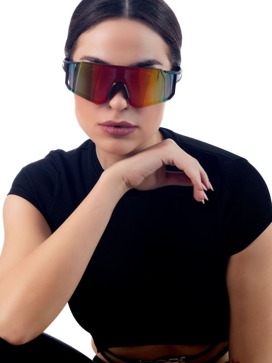 Max Air Women's Sunglasses with Black Plastic Frame MA22700-Mirror