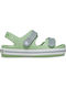 Crocs Crocband Παιδικά Σαμπό Θαλάσσης Πράσινα Fair Green / Dusty Green