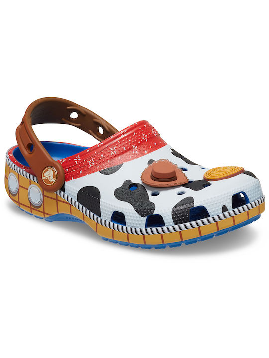 Crocs Woody Classic Clog K Încălțăminte pentru Plajă pentru Copii Multicolor