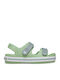 Crocband Children's Anatomical Beach Shoes Green Fair Green / Dusty Green