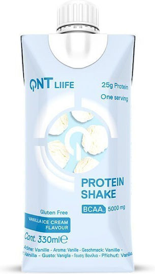 QNT Protein Shake Protein Whey Gluten Free with Flavor Vanilla 330ml