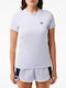 Lacoste Women's Athletic T-shirt Light Blue