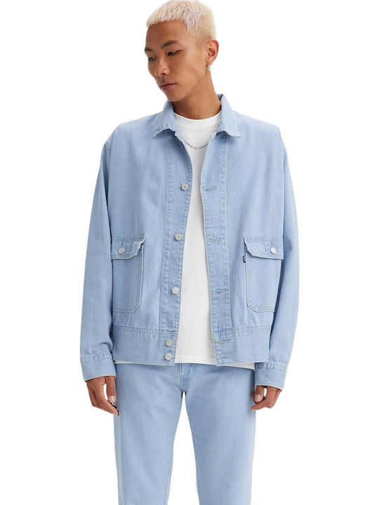 Levi's Jacheta din Denim Albastru