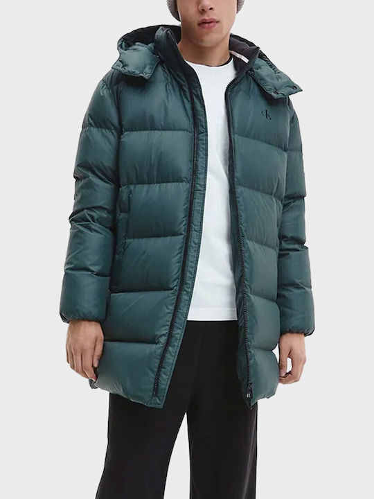 Calvin Klein Winter Jacket Puffer Waterproof Khaki J30J322559-L7E