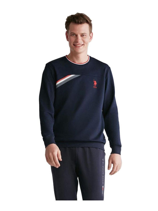 U.S. Polo Assn. Men's Winter Pajamas Set Blue