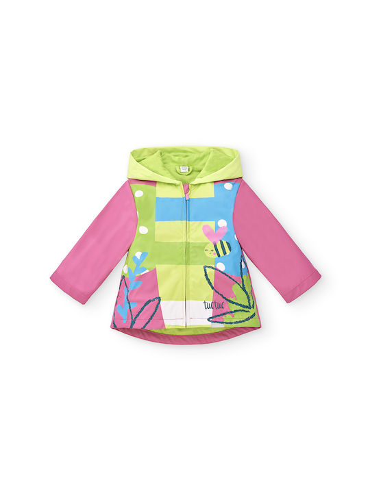 Tuc Tuc Waterproof Kids Casual Jacket with Hood Multicolour