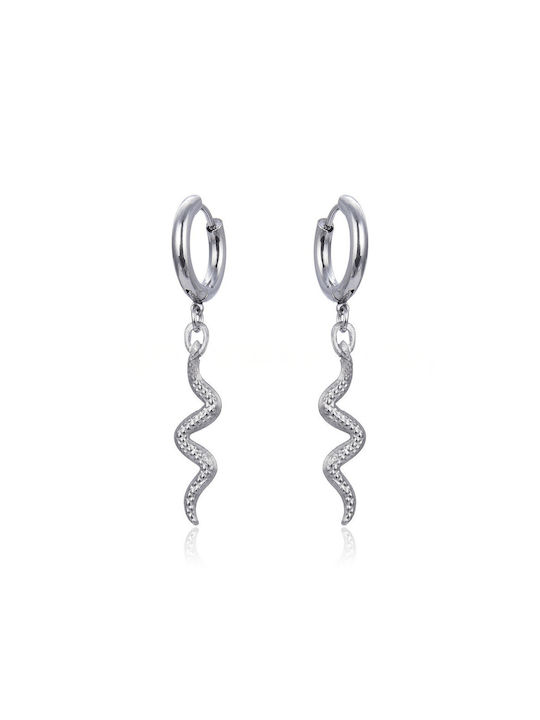 ASIMI Earrings Hoops made of Steel