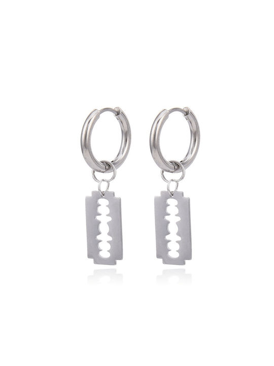 ASIMI Earrings Hoops made of Steel