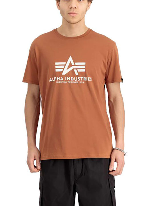 Alpha Industries Basic T-shirt Bărbătesc cu Mân...