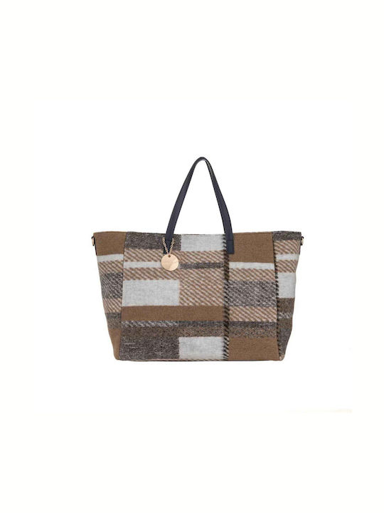 Damentasche Schultertasche Taupe