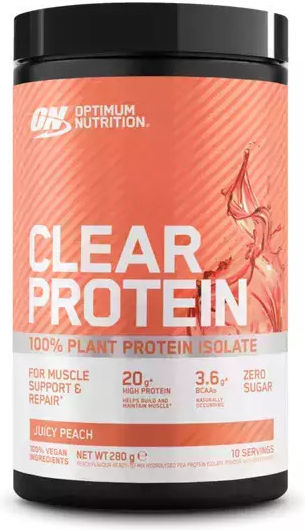 Optimum Nutrition Clear Protein Протеин Грахов Без Лактоза с Вкус Сочна праскова 280гр
