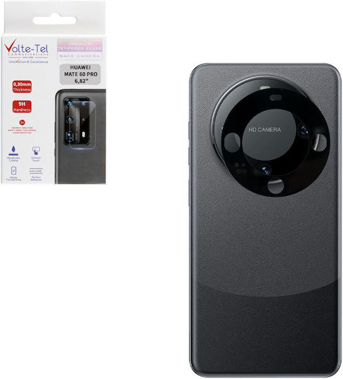 Volte-Tel Προστασία Κάμερας Tempered Glass Μαύρο για το Realme 6 Pro