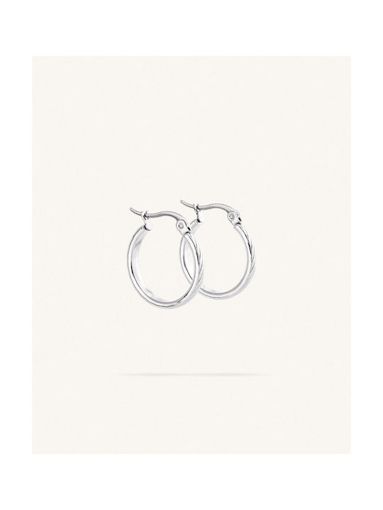 StanStefan Earrings Hoops made of Steel