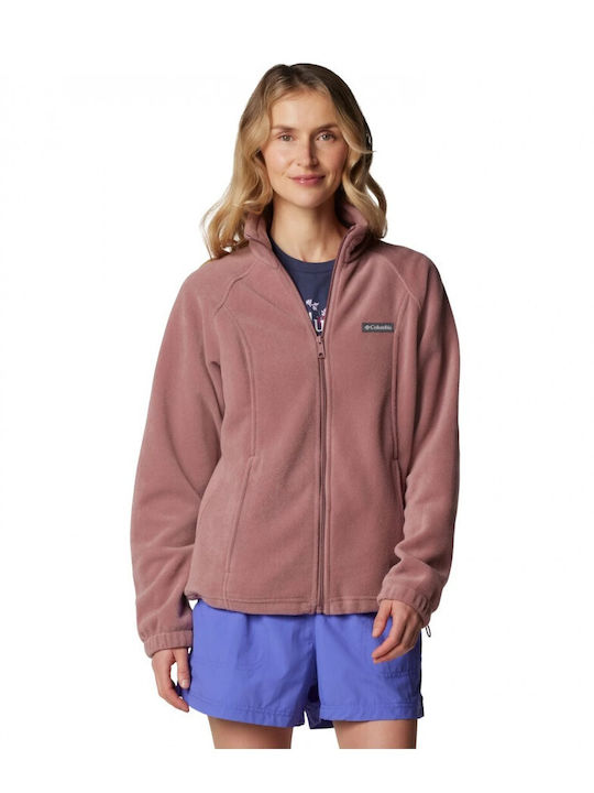 Columbia Fleece Damen Jacke in Braun Farbe