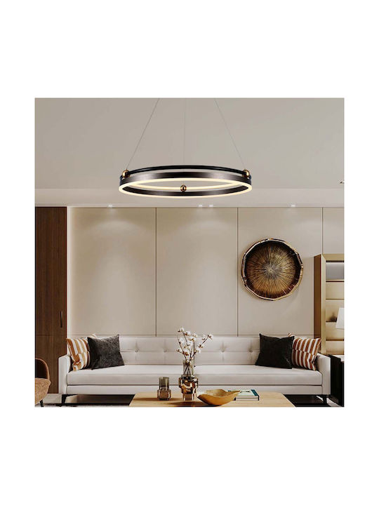 V-TAC Designer Κρεμαστό Φωτιστικό Καφέ LED με Θ...