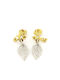 Metrongold Earrings made of Gold 18K with Stones