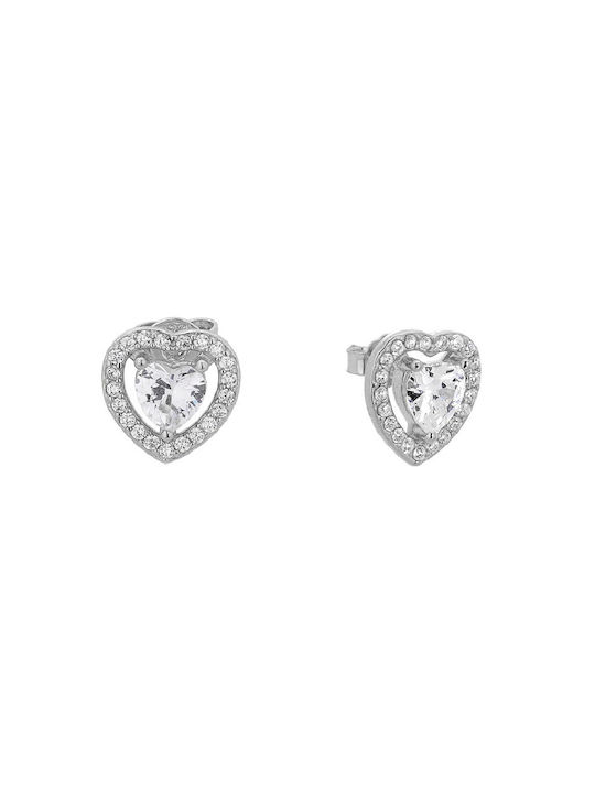 Silver Earrings 925 Hearts 047545 047545 Silver