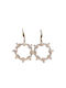 Diamonds Circle Earrings