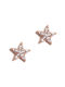 Star Earrings with Crystals