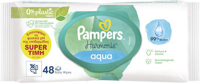 Pampers Harmonie Aqua Baby Wipes 48pcs