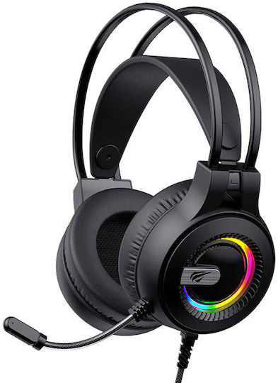 Havit H2040D Over Ear Gaming Headset με σύνδεση 3.5mm / USB