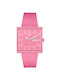 Swatch Uhr in Rosa Farbe