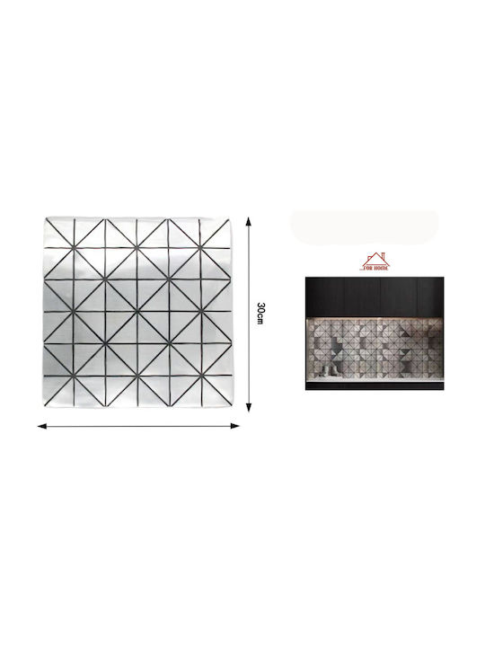 Dekorativer Aufkleber Wand 1Stück 30x30cm ForHome