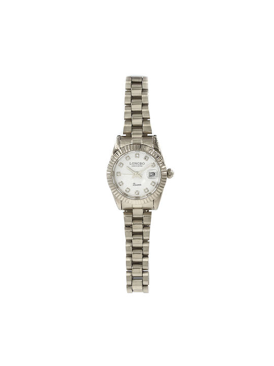 Longbo Francis Uhr mit Silber Metallarmband