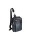 Piele Geantă pentru bărbați Umăr / Crossbody Neagră 2035C-black