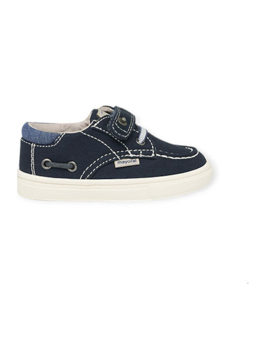 Kids Sneakers with Scratch Navy Blue