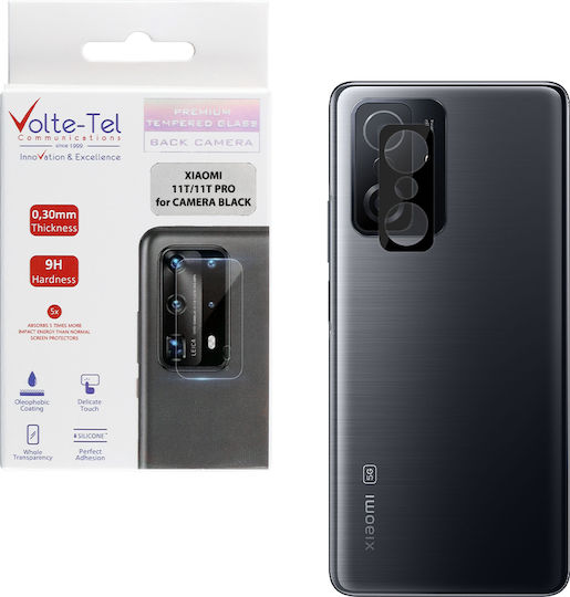 Volte-Tel Kameraschutz Gehärtetes Glas Black für das Xiaomi 11T, Xiaomi 11T Pro DBX06DBC42E