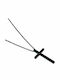 Amalfi Accessories Black Cross from Steel with Chain