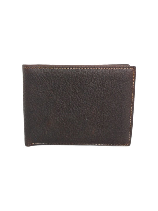 My Shoe Fashion Men's Leather Wallet Brown