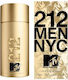 Carolina Herrera 212 Men Mtv Eau De Toilette Spray 100ml Limited Edition