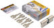 AGB Lock Cylinder Security Scudo 9000 85mm (35-50) with 5 Keys Silver