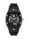 Philipp Plein The Skeleton Мъжки Часовник 44mm Автоматичен с Черен / Черен Каучуков Каишка