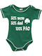 Panathinaikos Baby Bodysuit Underwear Short-Sleeved Green