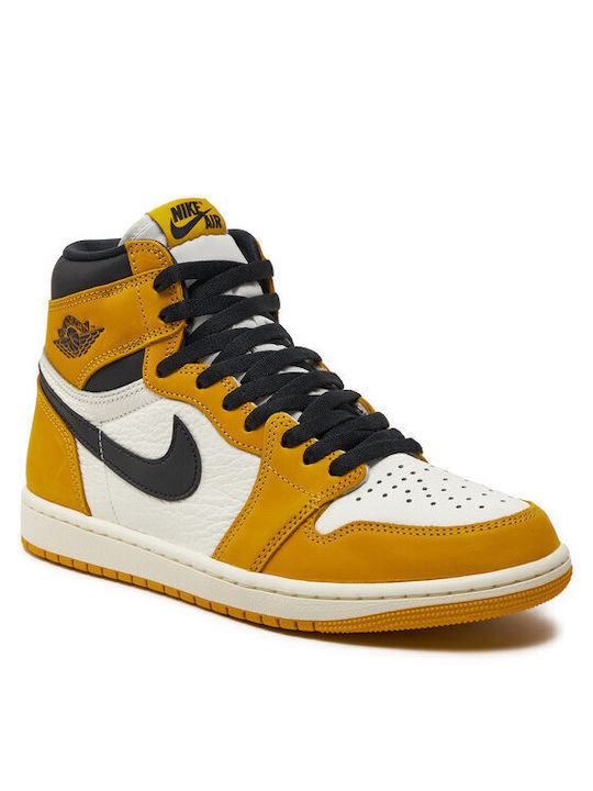 Jordan Air Jordan 1 Retro High OG Ανδρικά Μποτάκια Λευκά