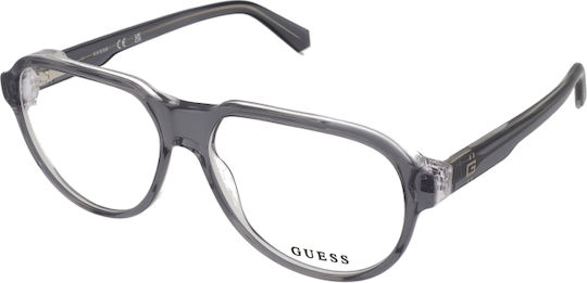 Guess Διάφανος Γυναικείος Κοκκάλινος Σκελετός Γυαλιών GU50090 020